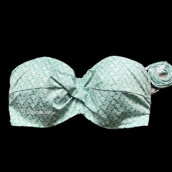 Victorias Secret Swim Twist Push Up Padded Underwire Bandeau Bikini top - Picture 1 of 3